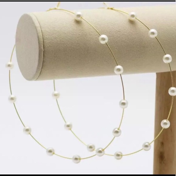 Statement Bohemian Big Hoop Earrings - Picture 2 of 4